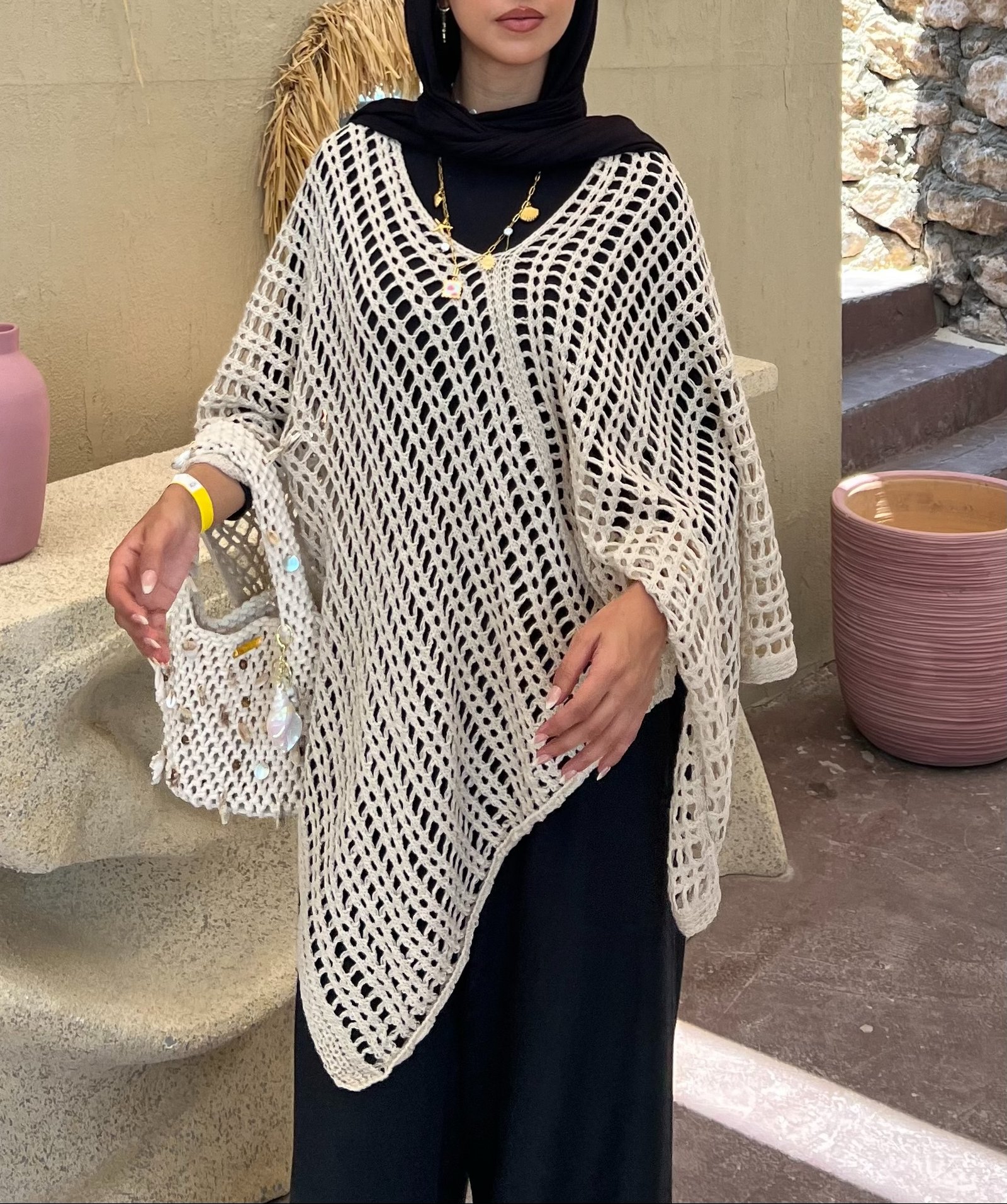 Crochet Cover - Ups ( baige) - Image 4