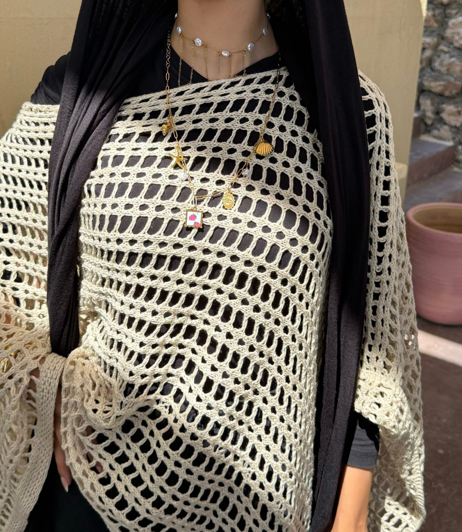 Crochet Cover - Ups ( baige) - Image 5