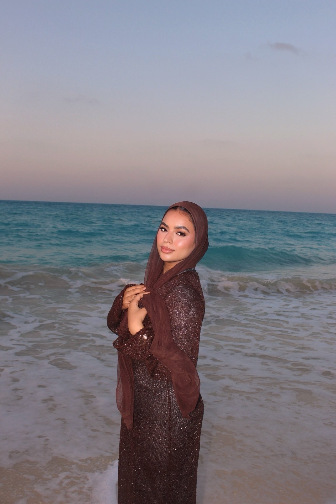 Oceane Dress (brown ) - Image 2