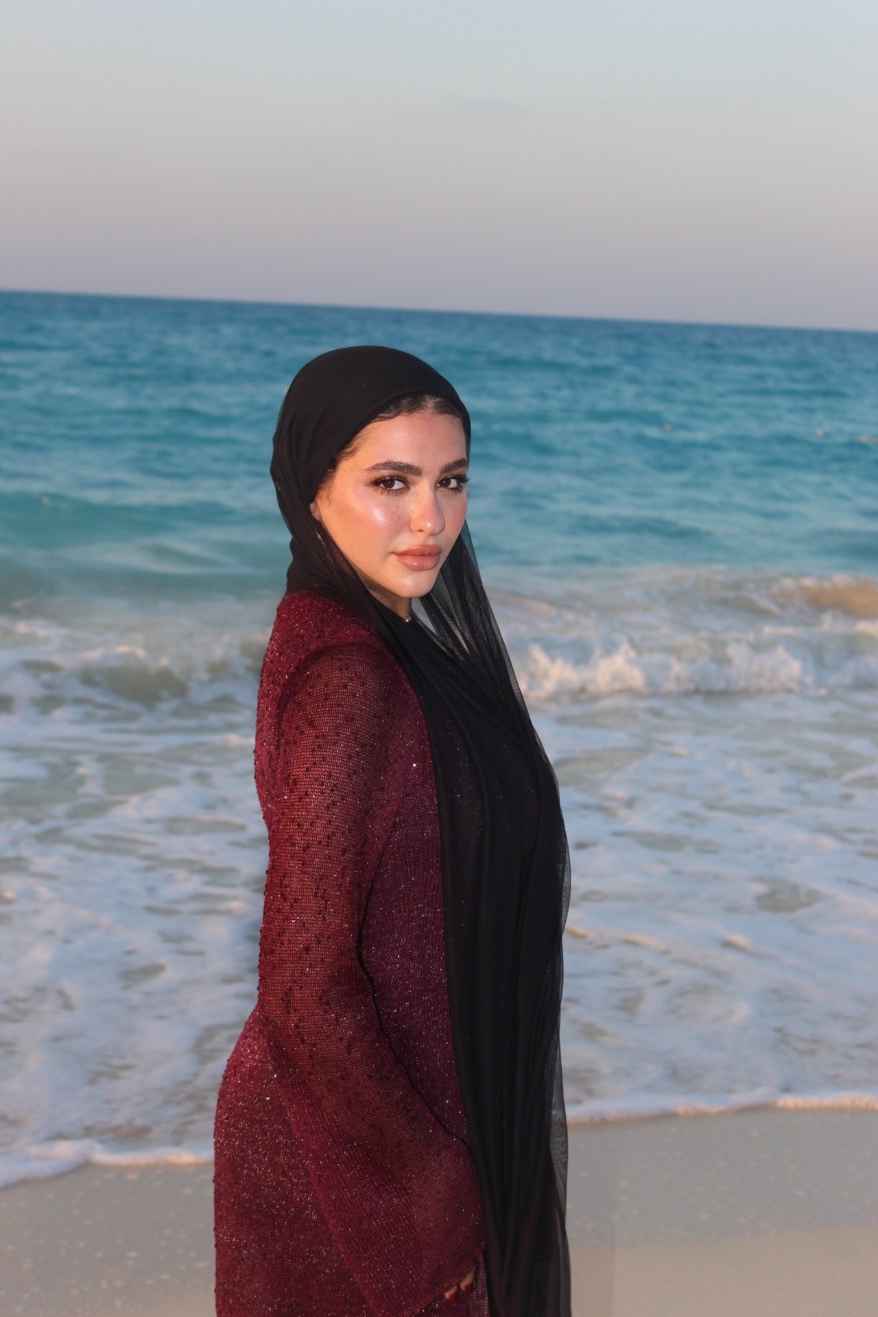Oceane Dress ( dark cherry)